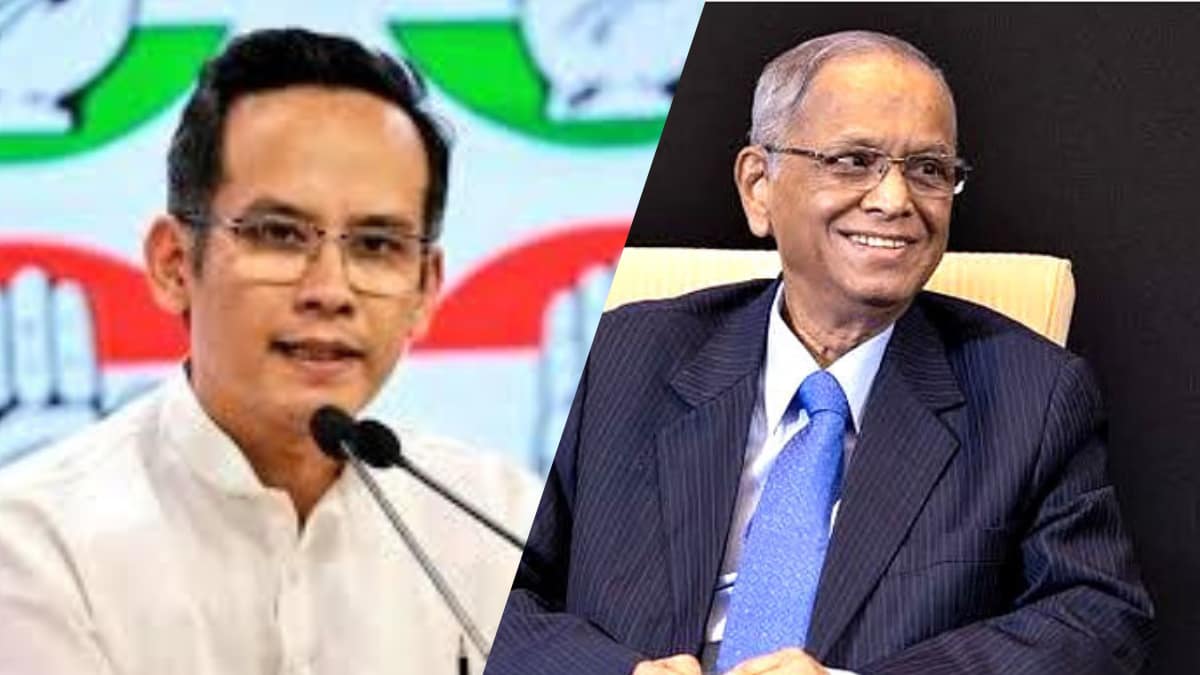 Gaurav Gogoi Critiques Narayana Murthy