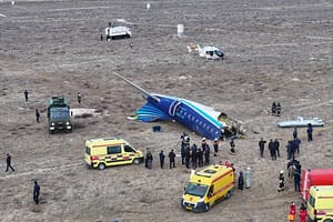 Azerbaijan Airlines Plane Crashes in Kazakhstan – 28 Survivors Hospitalised