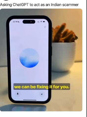 Startup Founder Asks ChatGPT to Mimic an Indian Microsoft Scammer, Goes Viral