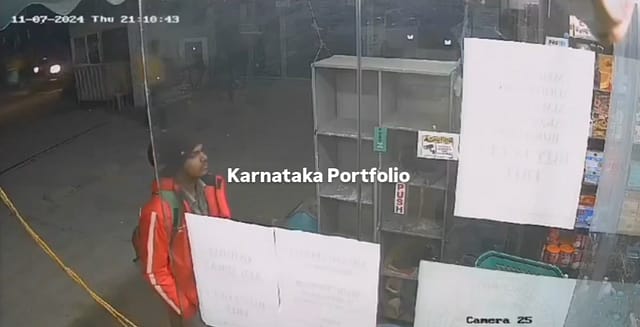 Zomato Delivery Boy Caught on CCTV Stealing Bag at Bengaluru’s Grand Mart, Police Action Underway