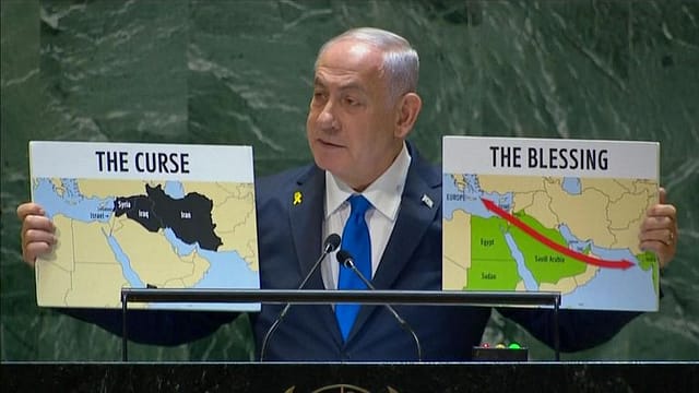 Netanyahu’s UN Address: India as a “Blessing,” Iran and Iraq as a “Curse”