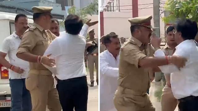 BJP MLA Yogesh Verma Slapped by Advocate in Viral Video, Tensions Rise Ahead of Lakhimpur Bank Elections