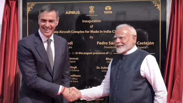 Tata-Airbus Aircraft Plant Inaugurated by PM Modi and Spain’s Pedro Sanchez; India’s First Private Military Transport Aircraft Facility