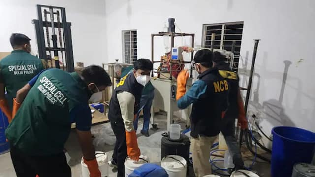 NCB and Delhi Police Bust Major Meth Lab in NCR, Five Arrested with Links to Mexican Drug Cartel