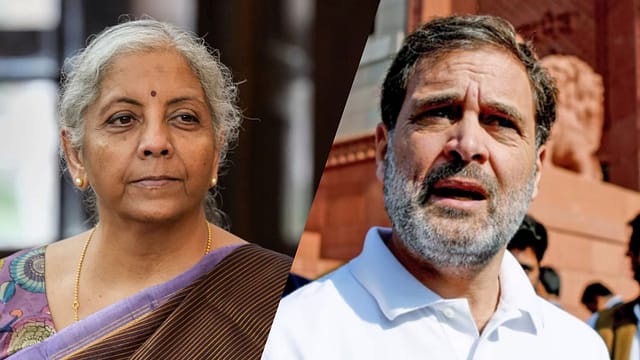 Nirmala Sitharaman Rebuts Rahul Gandhi’s Criticism of Public Sector Banks