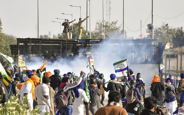 Farmers Halt March to Delhi After Clash with Haryana Police at Shambhu Border